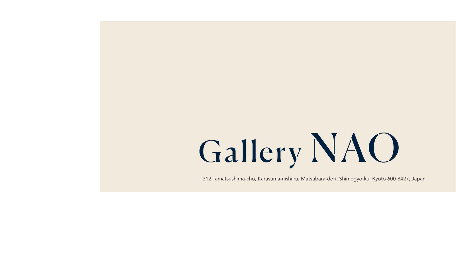 Gallery Nao ヒーロー画像1